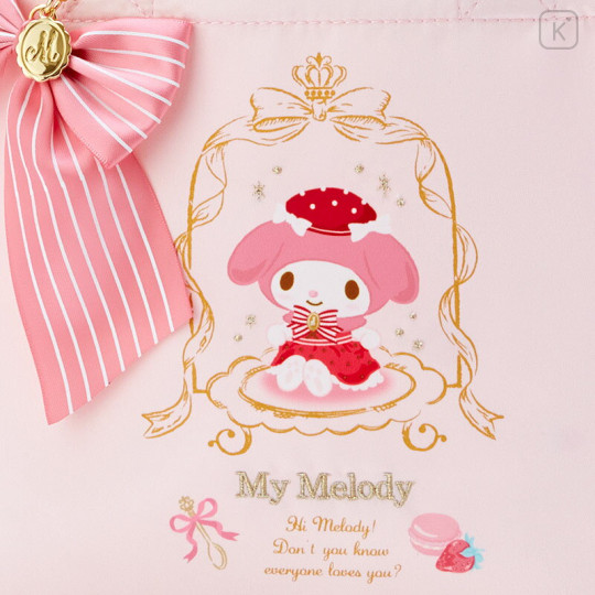 Japan Sanrio Original Ribbon Handbag - My Melody / Tea Room - 2