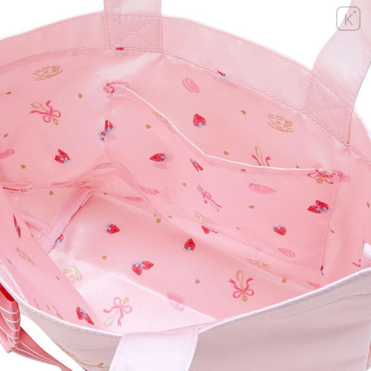 Japan Sanrio Original Ribbon Handbag - My Melody / Tea Room - 4