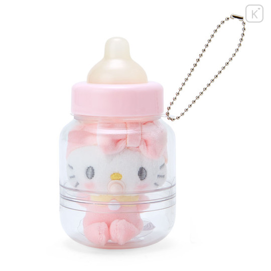 Japan Sanrio Original Mascot Holder - Hello Kitty / Baby Bottle - 1