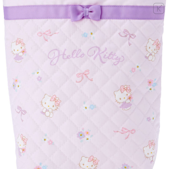 Japan Sanrio Original Quilted Shoes Bag - Hello Kitty - 3