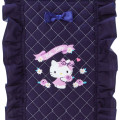 Japan Sanrio Original Quilted Shoes Bag - Hello Kitty / Navy - 3
