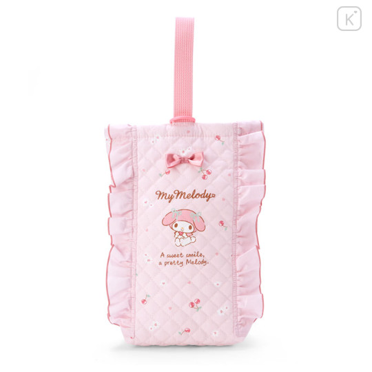 Japan Sanrio Original Quilted Shoes Bag - My Melody - 1