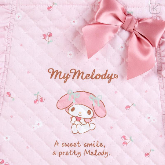 Japan Sanrio Original Quilted Lesson Bag - My Melody - 4