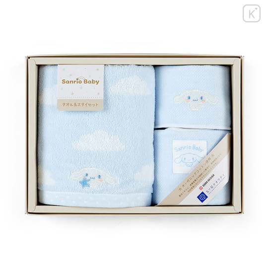 Japan Sanrio Original Towel Gift Box - Cinnamoroll / Sanrio Baby - 1