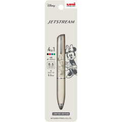 Japan Disney Jetstream 4&1 Multi Pen + Mechanical Pencil - Minnie White