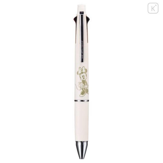 Japan Disney Jetstream 4&1 Multi Pen + Mechanical Pencil - Minnie White - 2
