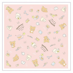 Japan San-X Cotton Napkins - Rilakkuma / Sweets Pink