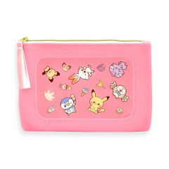 Japan Pokemo Silicon Window Pouch - Pokepeace Pink