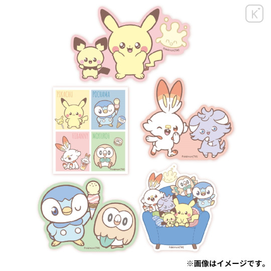 Japan Pokemon Big Sticker Set - Pokepeace B - 1