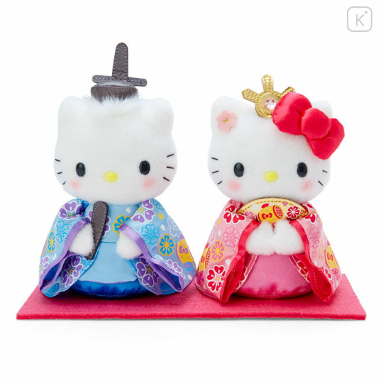 Japan Sanrio Original Hinamatsuri Doll Set - Hello Kitty & Dear Daniel - 1