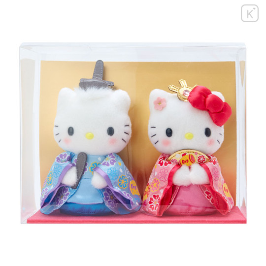 Japan Sanrio Original Hinamatsuri Doll Set - Hello Kitty & Dear Daniel - 3