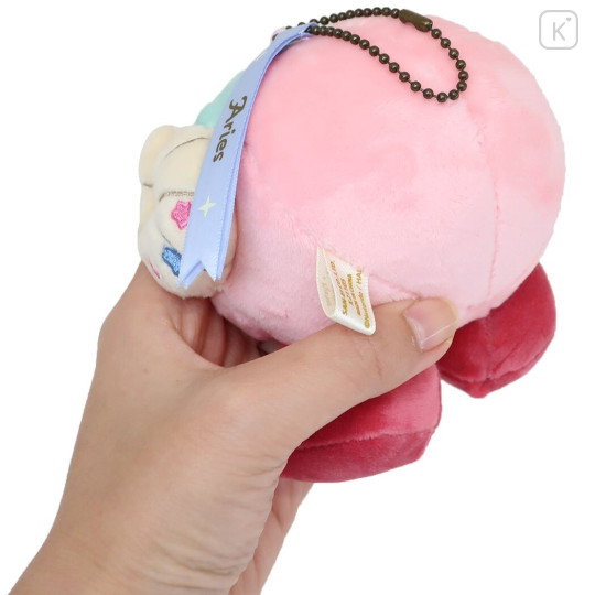 Japan Kirby of the Stars Plush Keychain - Aries / Horoscope Collection - 2