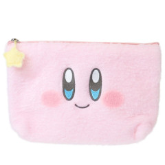 Japan Kirby Fluffy Cosmetic Pouch - Smile