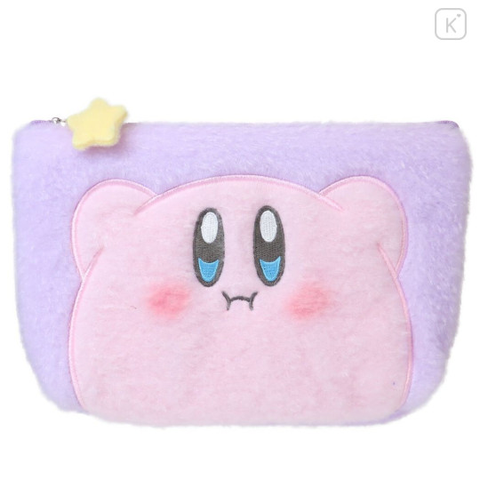 Japan Kirby Fluffy Cosmetic Pouch - Hovering - 1