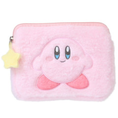 Japan Kirby Fluffy Mini Pouch - Smile