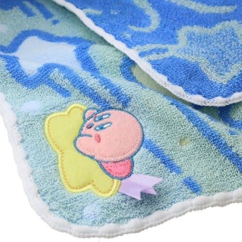 Japan Kirby Mini Towel - Pastel Warp Star - 2