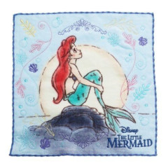 Japan Disney Embroidered Hand Towel - Ariel / Nostalgic Days