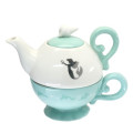 Japan Disney Teapot & Teacup Set - Little Mermaid Ariel - 1
