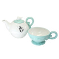 Japan Disney Teapot & Teacup Set - Little Mermaid Ariel - 2