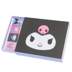 Japan Sanrio Kao Fusen Sticky Notes with Box - My Melody & Kuromi