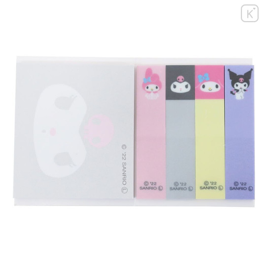 Japan Sanrio Kao Fusen Sticky Notes with Box - My Melody & Kuromi - 3