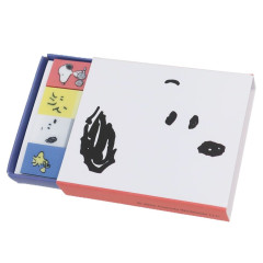 Japan Peanuts Kao Fusen Sticky Notes with Box - Snoopy
