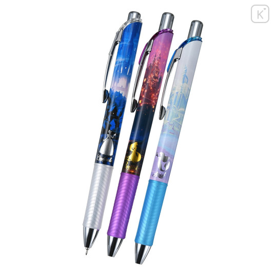 Japan Disney Store EnerGel Gel Pen Set - Princess Cinderella, Rapunzel, Ariel - 1