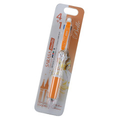 Japan Disney Store Sarasa Multi 4+1 Gel Pen & Mechanical Pencil - Belle / Castle