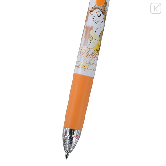 Japan Disney Store Sarasa Multi 4+1 Gel Pen & Mechanical Pencil - Belle / Castle - 3