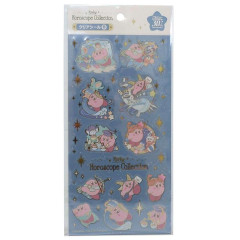 Japan Kirby Clear Sticker - Horoscope Collection B