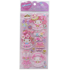 Japan Sanrio MiMy Coordinate Seal Dress-up Sticker - My Melody / Suite