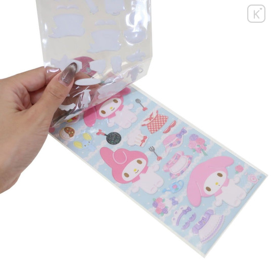 Japan Sanrio MiMy Coordinate Seal Dress-up Sticker - My Melody / Work - 2