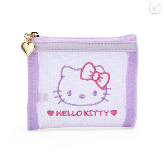 Japan Sanrio Original Mini Flat Pouch - Hello Kitty / New Life - 1