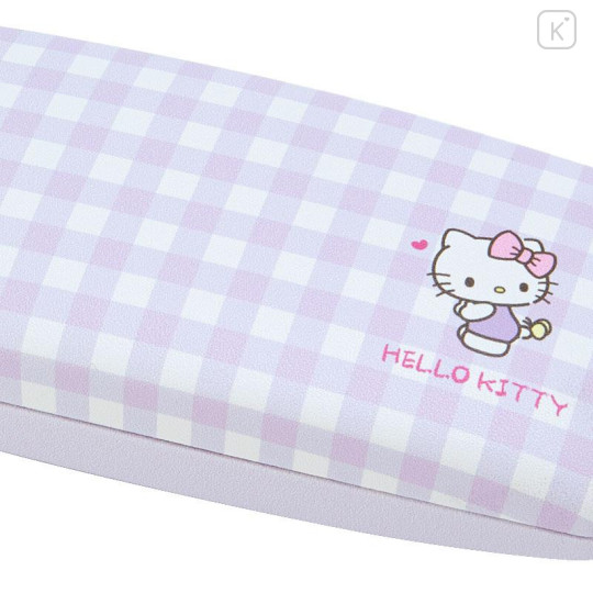 Japan Sanrio Original Glasses Case - Hello Kitty / New Life - 6