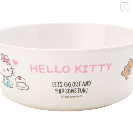Japan Sanrio Original Melamine Bowl - Hello Kitty / New Life - 3