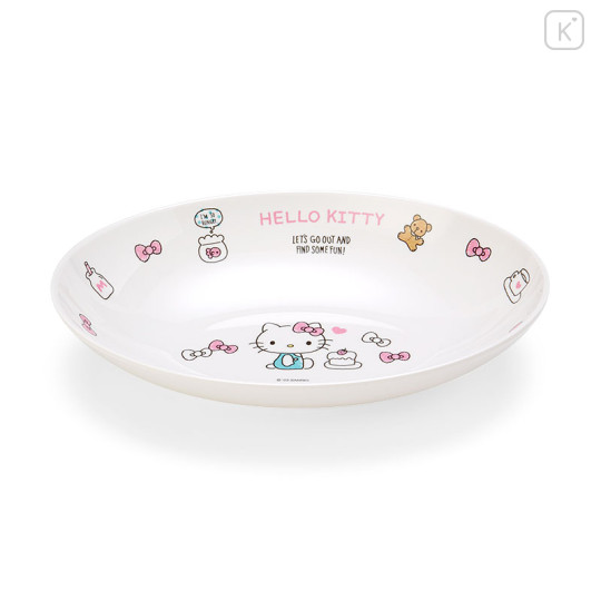 Japan Sanrio Original Melamine Plate - Hello Kitty / New Life - 1