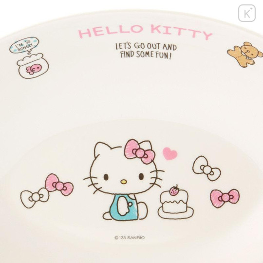 Japan Sanrio Original Melamine Plate - Hello Kitty / New Life - 4