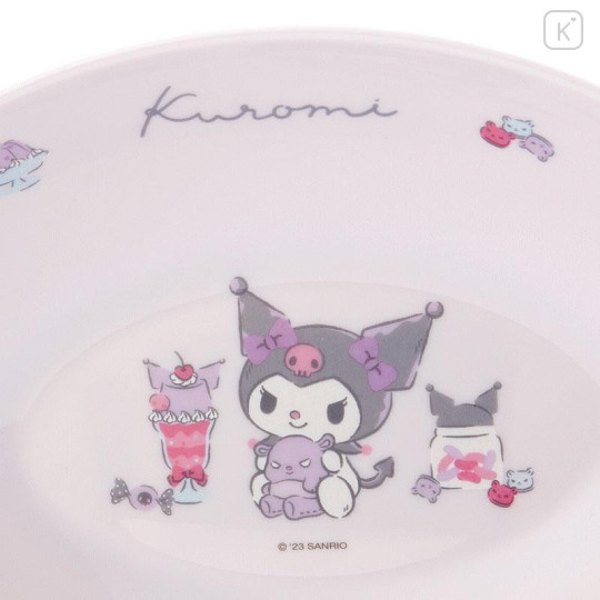 Japan Sanrio Original Melamine Plate - Kuromi / New Life - 4