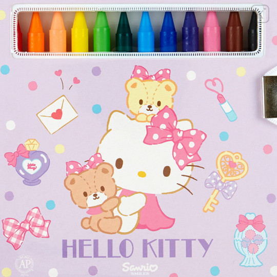 Japan Sanrio Original Coupy Pencil 12 Color Set - Hello Kitty - 3
