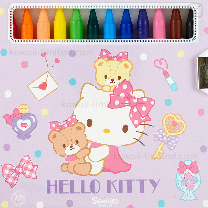 Hello Kitty and Tweety Bird Light Blue Wood Pencil Set (12 Pencils)