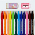 Japan Sanrio Original Coupy Pencil 12 Color Set - Hello Kitty - 4