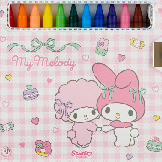 Japan Sanrio Original Coupy Pencil 12 Color Set - My Melody & My Sweet Piano - 3