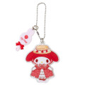 Japan Sanrio Original Secret Acrylic Keychain - Random My Melody / Akamelo Momomelo - 4