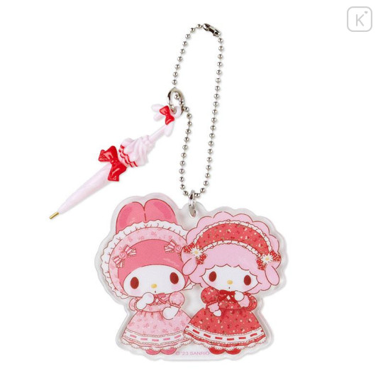 Japan Sanrio Original Secret Acrylic Keychain - Random My Melody / Akamelo Momomelo - 8