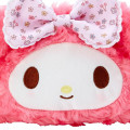 Japan Sanrio Face Pouch - My Melody / Flower Dress - 4