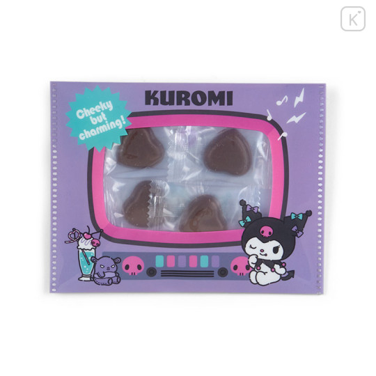 Japan Sanrio Original TV Style Flat Case - Kuromi / Retro Appliance Parody - 1
