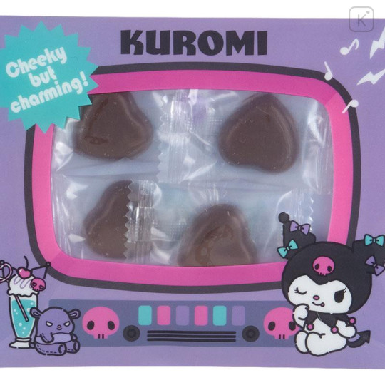 Japan Sanrio Original TV Style Flat Case - Kuromi / Retro Appliance Parody - 4
