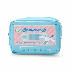 Japan Sanrio Original Cassette Style Pouch - Cinnamoroll / Retro Appliance Parody
