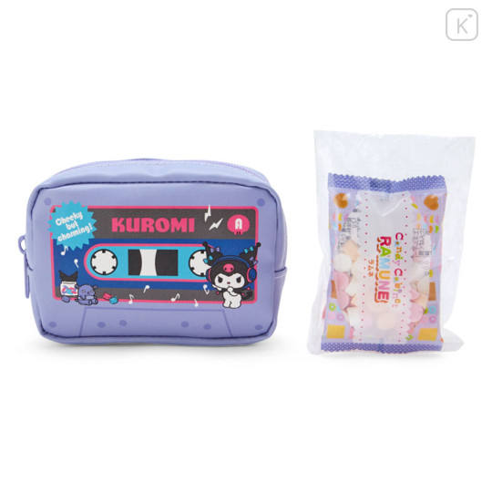 Japan Sanrio Original Cassette Style Pouch - Kuromi / Retro Appliance Parody - 3