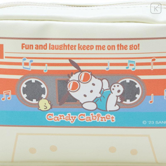Japan Sanrio Original Cassette Style Pouch - Pochacco / Retro Appliance Parody - 6